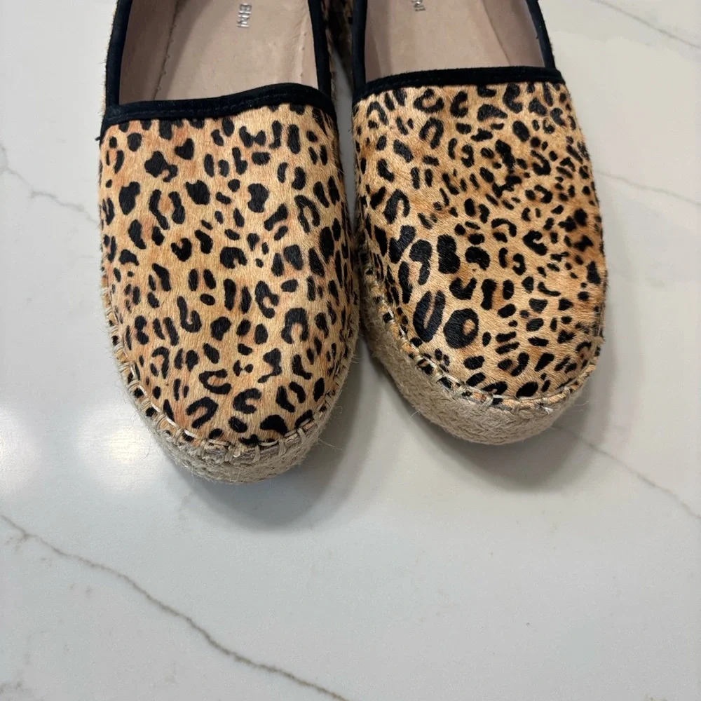 Gianni Bini Tan Leopard Espadrilles